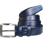 Goderi Deri Lacivert Klasik Kumaş Pantolon Kemeri 3,5 cm - 160 cm