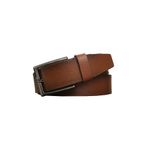 Goderi Hakiki Deri Taba Tekkat Kumaş Pantolon Kemeri 3.5 Cm, Dk, 8080, 125 Cm