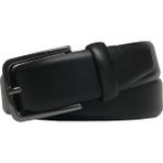 GoDeri Siyah Klasik Kumaş Pantolon Kemeri 3.5 cm - 115 cm
