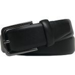 GoDeri Siyah Klasik Kumaş Pantolon Kemeri 3.5 cm - 120 cm