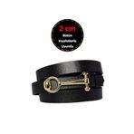 Goderi%100 Hakiki Deri, Gold Renk Tokalı Ince 2 Cm Siyah Kadın Kemeri; Elbise, Pantolon Kemeri_Anhtr 105 CM