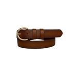 Goderi%100 Hakiki Deri Gold Tokalı Taba Baskılı Ince Kadın Kemeri, 3Cm, 3Cm, Kdn, 02, 115 Cm