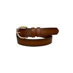 Goderi%100 Hakiki Deri Gold Tokalı Taba Ince Kadın Kemeri, 3Cm, 3Cm, Kdn, 02, 100 Cm