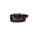 Goderi%100 Hakiki Deri Gümüş C? Tokalı Bordo Ince Kadın Kemeri, 3Cm, 3Cm, Kdn, 06, 100 Cm