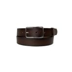 Goderi%100 Hakiki Deri Gümüş Dikdörtgen Tokalı Koyu Kahverengi Ince Kadın Kemeri, 3Cm, 3Cm, Kdn, 04, 100 Cm