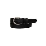 Goderi%100 Hakiki Deri Gümüş Tokalı Siyah Baskılı Ince Kadın Kemeri, 3Cm, 3Cm, Kdn, 01, 100 Cm