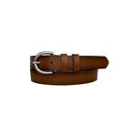 Goderi%100 Hakiki Deri Gümüş Tokalı Taba Ince Kadın Kemeri, 3Cm, 3Cm, Kdn, 01, 105 Cm