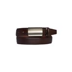 Goderi%100 Hakiki Deri, Kapakli Tokali, Koyu Kahverengi Klasik, Kumaş Pantolon Kemeri 3.5 Cm_Altciz_Kokadü, 125 Cm