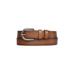 Goderi%100 Hakiki Deri, Nikel Tokalı 3 Cm Kahverengi Kadın Kemeri; Elbise, Pantolon Kemeri, 3Cm, Kdn, 21, 110 Cm
