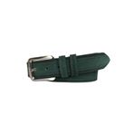 Goderi%100 Hakiki Deri Süet Koyu Yeşil Kemer 4 Cm, Süet.Deri.4Cm, 110 Cm