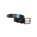 Goderi%100 Hakiki Kösele Deri Siyah Erkek Kumaş Pantolon Kemeri 3.5 Cm 125 Cm