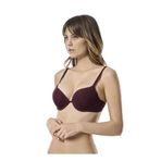 GODEWO Kadın Bordo Double Push-up Lilac Sütyen, 85B, MD2006-K-eltHozy31152