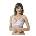 Godewo Kadın Lavender Yarım Pedli Minimizer Dantelli Sütyen, Beyaz, 90B
