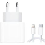 Godfroy 35 W Apple İphone 15-16 - Pro -Pro Max Type-C to Type-C Hızlı Şarj Aleti Seti Kablo ve Adaptör - Beyaz