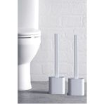 GODHLIFE Beyaz 2'li Silikon Banyo Tuvalet Klozet Temizleme Fırçası Ve Tutucu Wc Klozet Fırçası GODHLIFE-SLK58