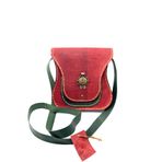 Godiva Collections Kadın Çanta Otantik Yeşil - Kırmızı