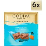 Godiva Tuzlu Karamelli Sütlü Kare Çikolata (60G), 6 Adet - 1 Adet