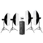 Godox DP800 III V / DP400 III V 4'lü Led Model Lambalı Paraflaş Kit