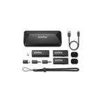 Godox Move Link Mini Type-C Uyumlu SiyahKablosuz Mikrofon Kit 2