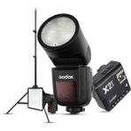 Godox V1 Nikon Full Set Flaş Tetikleyici Softbox Tripod