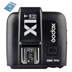 Godox X1T-N Selens Ittl 2,4 GHz kablosuz-Hot-Shoe-Blitzausloeser verici ile HSS 32 kanal Nikon DSLR kamera için siyah