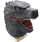 Godzilla Cadılar Bayramı 3D Maskeleri Lateks Hayvan Kurbağa Kurt Maymun Parti Maskesi Festivali Çocuk Cadılar Bayramı Karnaval Hediye At Kafa Maskesi (Yurt Dışından) - Renkli - Yok
