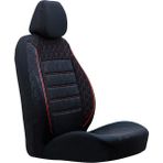 GOF Fiat Tofaş Murat 124 Siyah - Kırmızı - Siyah - Mavi Oto Koltuk Kılıfı