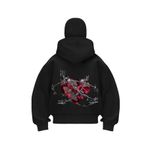Gofeel Stitched Heart Detail Full Mask Oversize Hırka