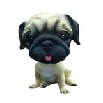 gofidin Reçine Nodding Köpek,Komik Sallayarak Kafa Pug Oyuncakları,Araba Süsleri ve İç Dekorasyon için Sevimli Bobblehead Köpek Bebekler