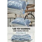 gogidigo aradığın o 5 Adet 55 Cm X 90 Cm Vakumlu Poşet Vakumlu Hurç Vakumlu Torba Yorgan Yastık Battaniye Kıyafet Hurcu