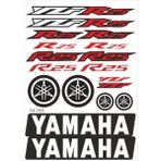 Gogo 066 A4 Yamaha R25 Kırmızı Tek Paket Çoklu Sticker - Renkli
