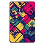 Gogo Accessories 10.5 inç Samsung Galaxy Tab ile Uyumlu A T590 Kareler Baskılı Silikon Kılıf