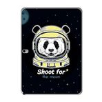 Gogo Accessories 10.5 inç Samsung Galaxy Tab ile Uyumlu S T800 Astronot Ayı Baskılı Silikon Kılıf