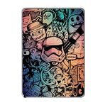 Gogo Accessories 10.5 inç Samsung Galaxy Tab ile Uyumlu S T800 Demir Adam Baskılı Silikon Kılıf