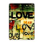 Gogo Accessories 10.5 inç Samsung Galaxy Tab ile Uyumlu S T800 Love Baskılı Silikon Kılıf