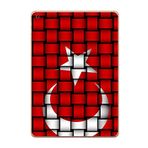 Gogo Accessories Apple iPad New Air2 A1566 A1567 Türk Bayrağı Kare Baskılı Silikon Kılıf