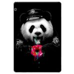 Gogo Accessories Huawei T5 10 Kılıf 10.1 Inç Panda Donut Silikon Baskılı Arka Kapak