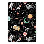 Gogo Accessories Lenovo P10 10.1 İnç Köpek Astronotlar Silikon Baskılı Arka Kapak