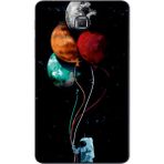 Gogo Accessories Samsung Galaxy Tab ile Uyumlu A SM-T280 Astronot Baskılı Silikon Kılıf