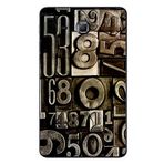 Gogo Accessories Samsung Galaxy Tab ile Uyumlu A SM-T280 Rakam Baskılı Silikon Kılıf
