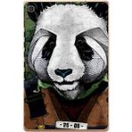 Gogo Accessories Samsung Galaxy Tab ile Uyumlu S Sm-T720 Panda Baskılı Silikon Kılıf