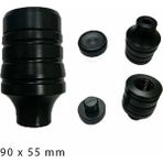 Gogo Egzoz Koruma Takozu 90X55 mm Siyah Universal