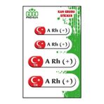 Gogo Kan Grubu A Rh + Damla Etiket Beyaz