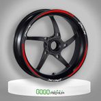 Gogo Reflektör Kırmızı Iv Honda Pcx Uyumlu 1 Set Jant Şeridi