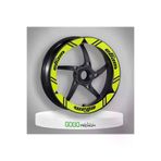 Gogo WEGOSRT005 Tvs Wego 110 2012 - 2024 Uyumlu Flo Sari Geniş 1 Set Jant Şeridi