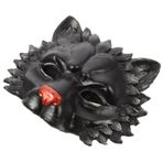 Gogogmee 1 Bilgisayar Hayvan Tam Yüz Maskesi Karnaval Aslan Maskesi Cadılar Bayramı Cosplay Pervane Hayvan Yarım Maske Cadılar Bayramı Hayvan Lateks Maskesi 3 Boyutlu Yetişkin Makyaj Yapmak