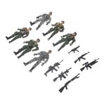 Gogogmee 1 Takım asker modeli model oyuncak figürleri minyatür asker figürü mini ordu oyuncaklar minyatür asker figürleri mini figürler kum masası heykel sahne