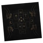 Gogogmee 1 Takım Kehanet Masa Örtüsü Altar Tarot Masası Örtüsü Tarot Halısı Dekoratif Tarot Bezi Okumak Için Tarot Bezi Masa Örtüleri Sunak Bezi Tarot Matı Duvar Halısı Flanel Çizelge Büyü