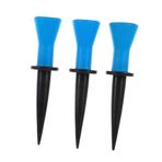 Gogogmee 3 Parça Yumuşak Lastik Çivi Golf Antrenman Tişörtleri Pratik Tee Golf Plastik Tişört Tutucu Tees Tutucu Uygulama Mat Tees Tutucu Tee Sürüş Tee Toplu Krampon Dayanıklı Plastik