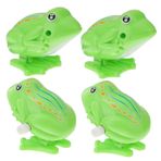 Gogogmee 4 Adet Retro Zıplayan Kurbağa Metal Sepetler Çocuklar Için Oyuncak Çocuk Sepetleri Yeşil Sepet Çocuklar Için Sepetler Yeşil Oyuncak Çocuk Sepeti Hediye Heykel Mini Plastik Bebek